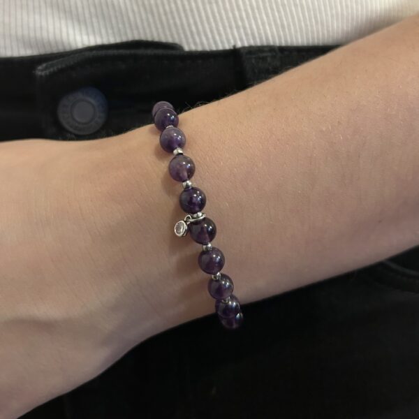 IMG_2933 bracelet perle améthyste et acier