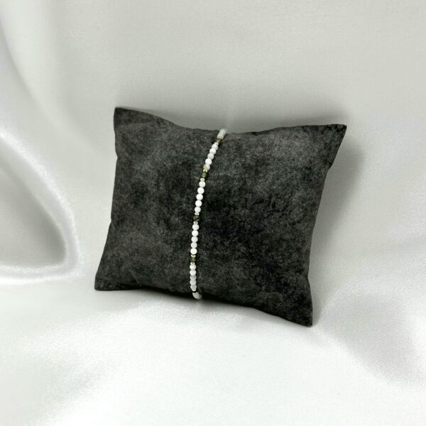 bracelet Bracelet perle nacre, jadéite et acier