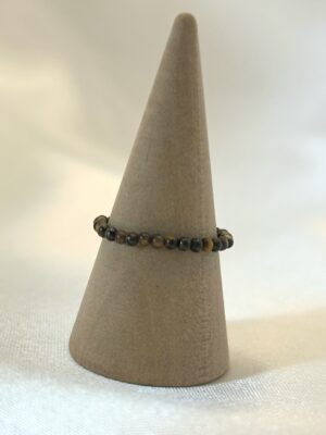 Bague œil de tigre Bague perle œil de tigre