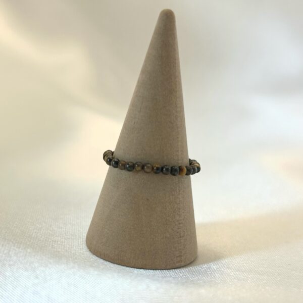 Bague œil de tigre Bague perle œil de tigre