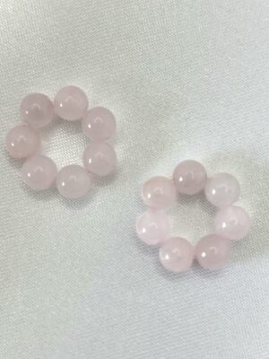 breloque quartz rose Breloque perle quartz rose