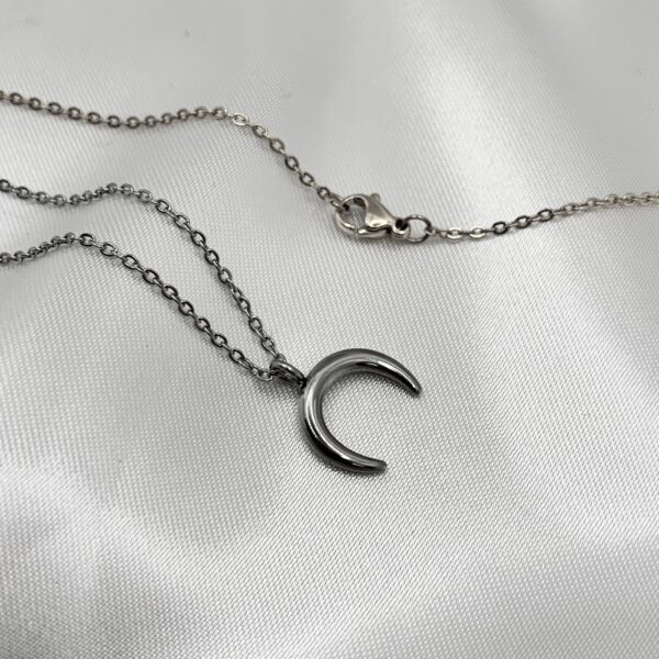 collier Collier lune argenté